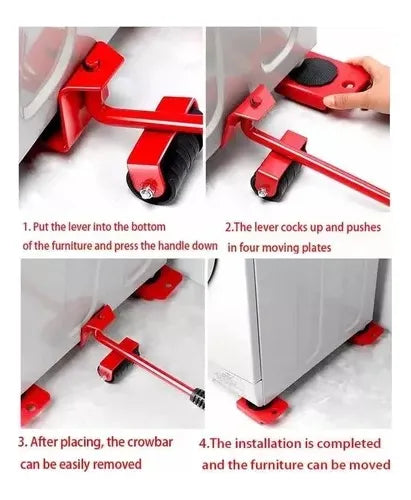 LiftControl™ | Kit elevador de Muebles con Palanca