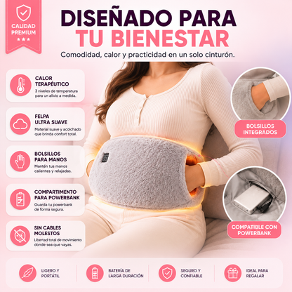 Calmora™ | El cinturón térmico que alivia tus cólicos