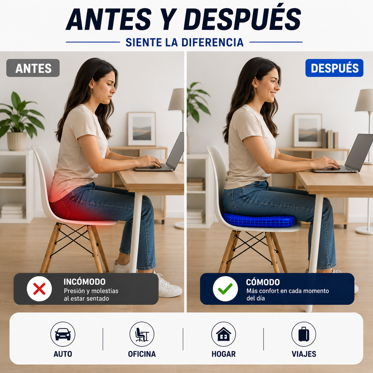 ComfortSeat™ |  La solución que muchos descubren demasiado tarde + funda de regalo