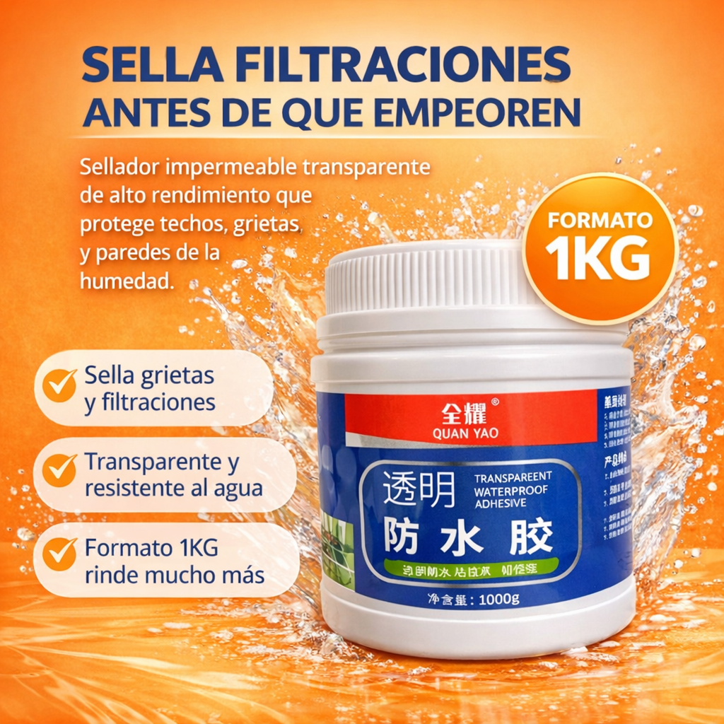 AquaBlock™ | Sellador Impermeable profesional formato 1Kg