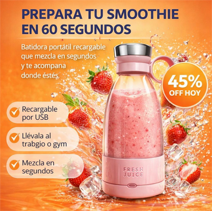 Mixora™ | Batidora Portátil para Smoothies y Jugos Naturales 420ml