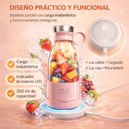 Mixora™ | Batidora Portátil para Smoothies y Jugos Naturales 420ml