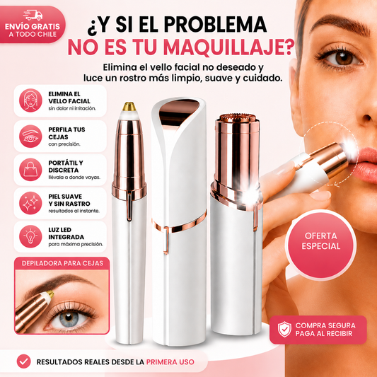 FlawlessGlow™ | Adiós a la preocupación por el vello facial visible