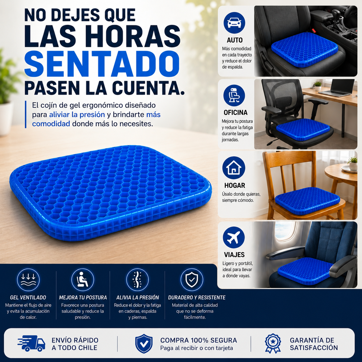 ComfortSeat™ |  La solución que muchos descubren demasiado tarde + funda de regalo